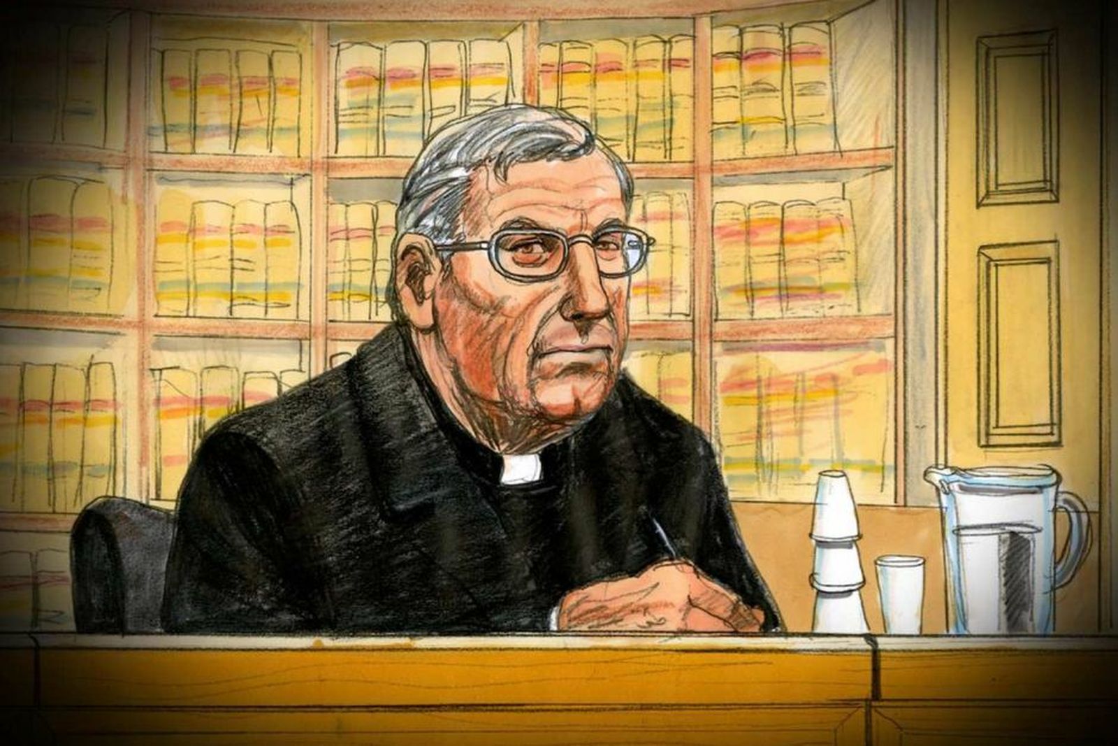 El cardenal Pell, en el tribunal