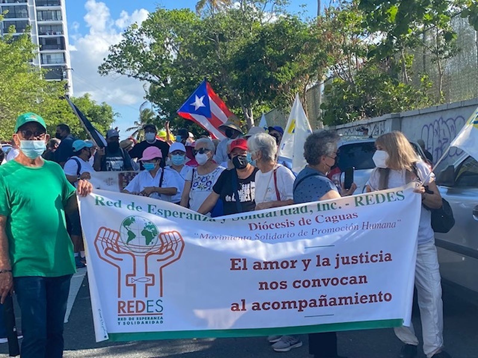 Manifestación en Puerto Rico contra la privatización energética