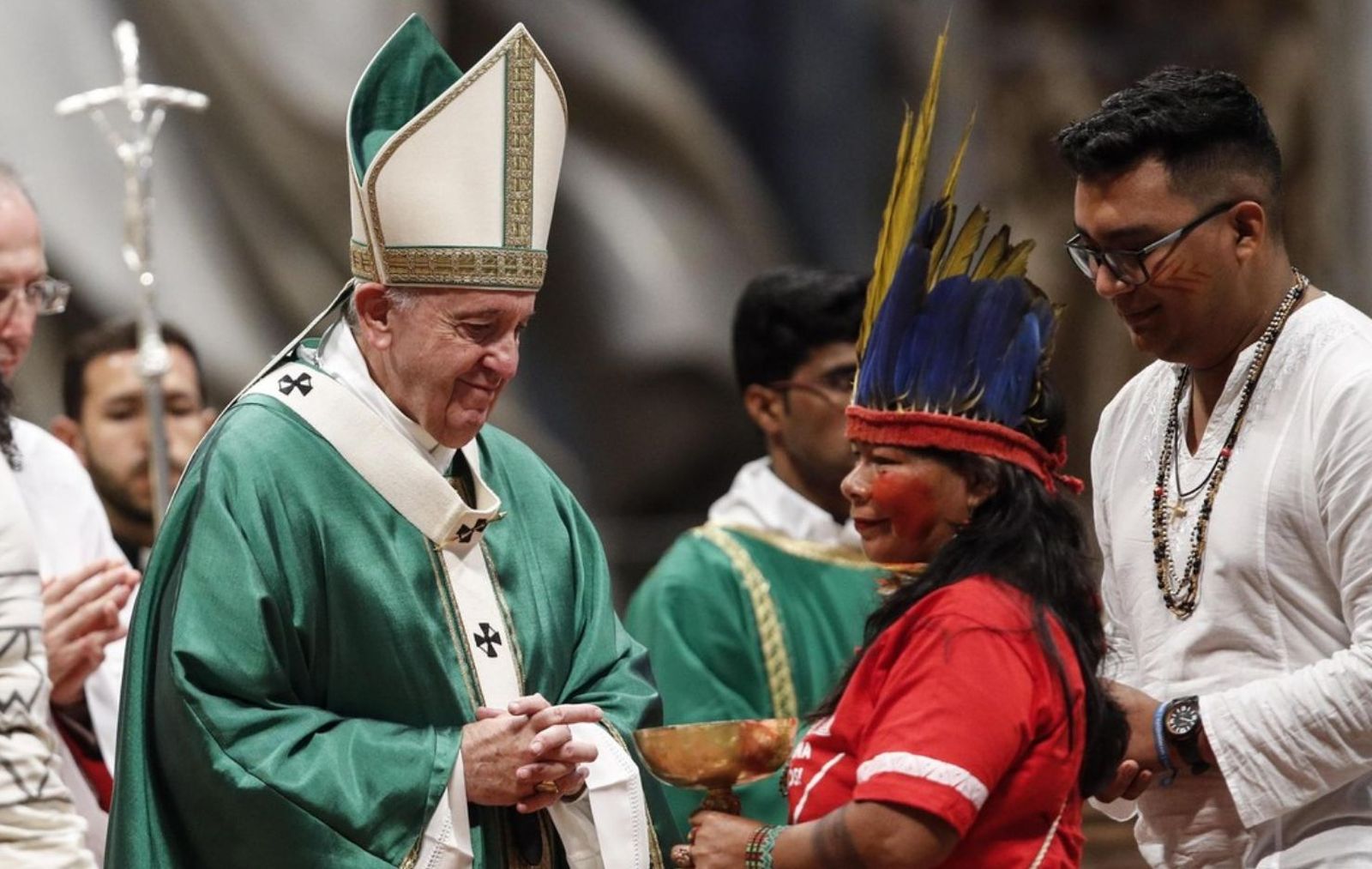 El papa Francisco inaugura el Sínodo para a Amazónia