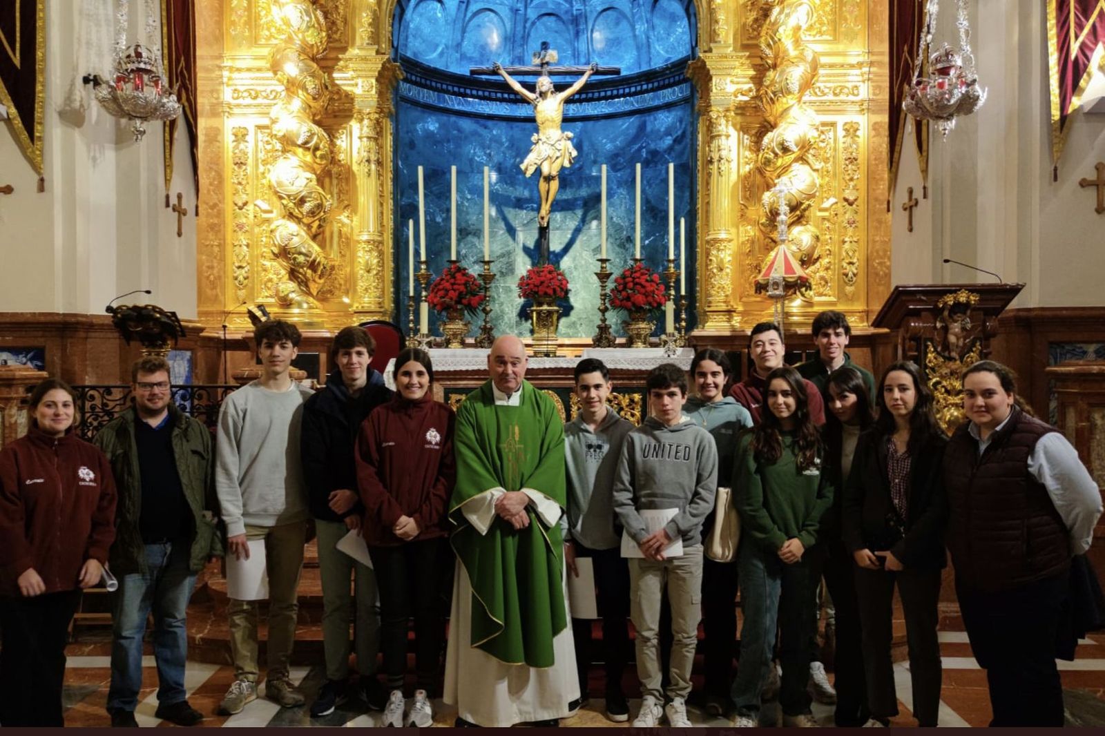 Jóvenes hermanos en jornada de formación