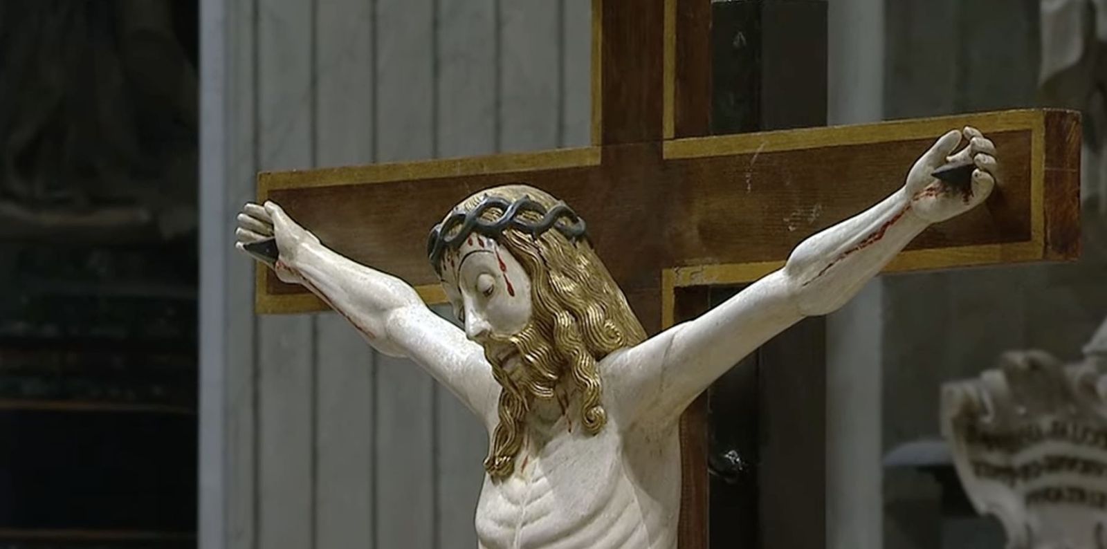 El Cristo de la Basílica del Vaticano