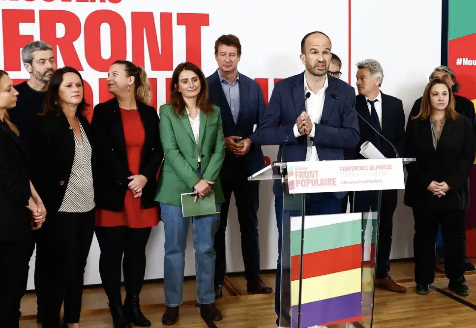 Candidatos del Nuevo Frente Popular para las elecciones en Francia