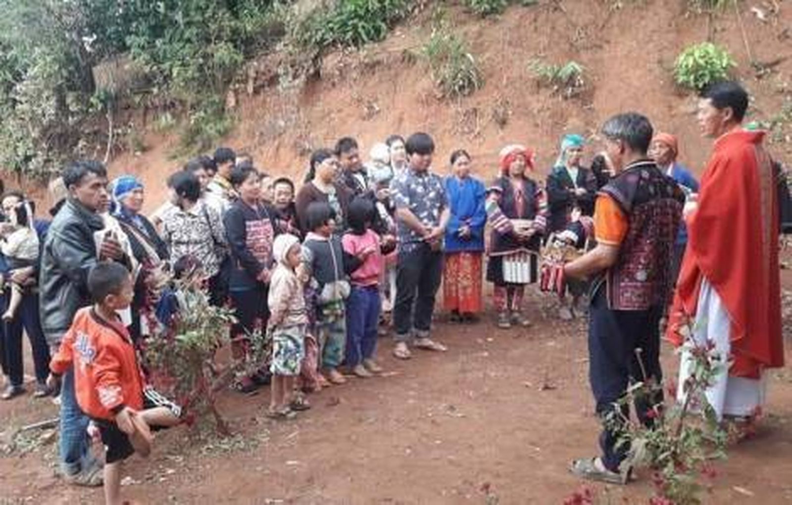 Iglesia errante en Myanmar