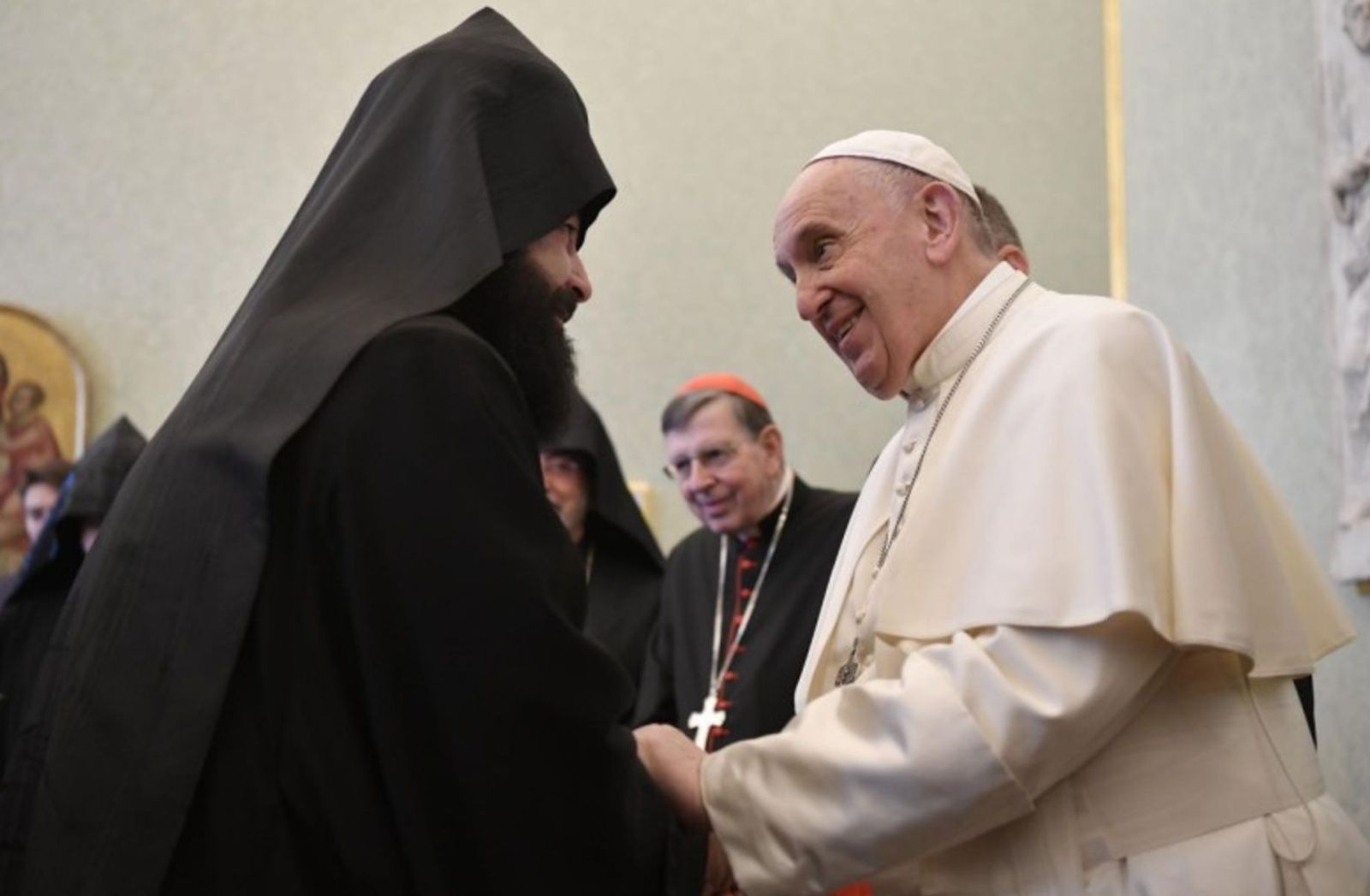 Fraternidad en la visita de miembros de Iglesias ortodoxas orientales a Francisco