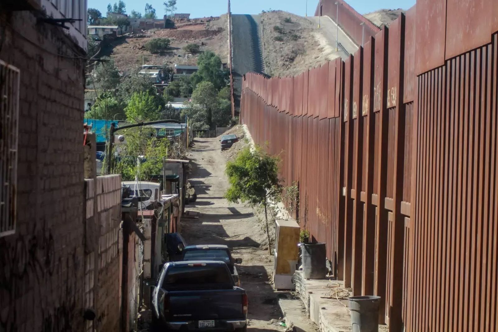 Muro de Tijuana. Frontera México-EE.UU.