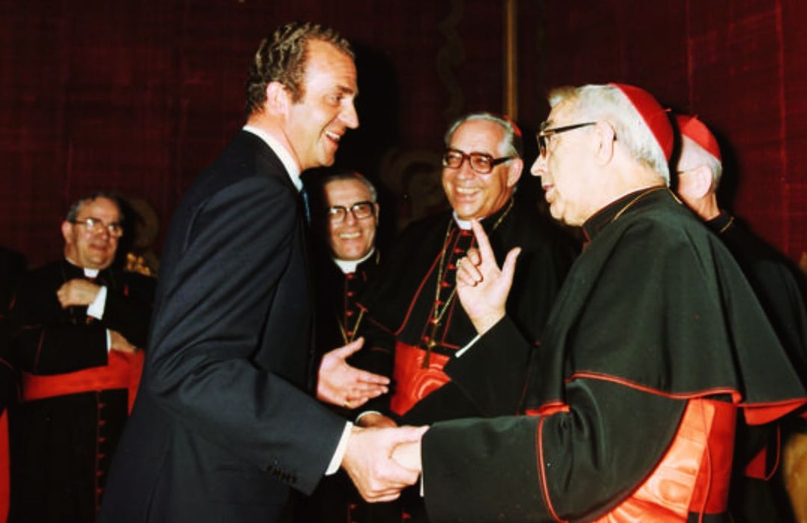 Tarancón y Juan Carlos I