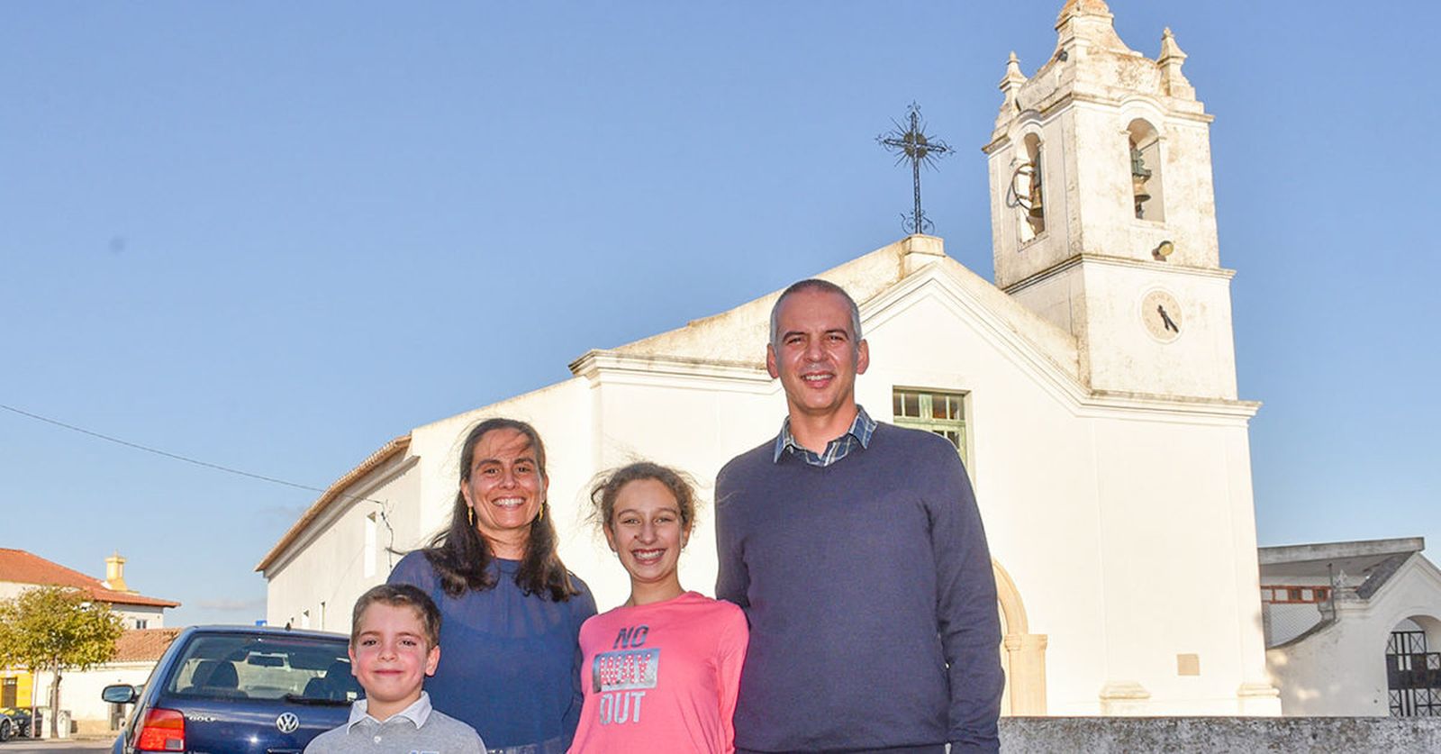 Diácono Nuno y su esposa