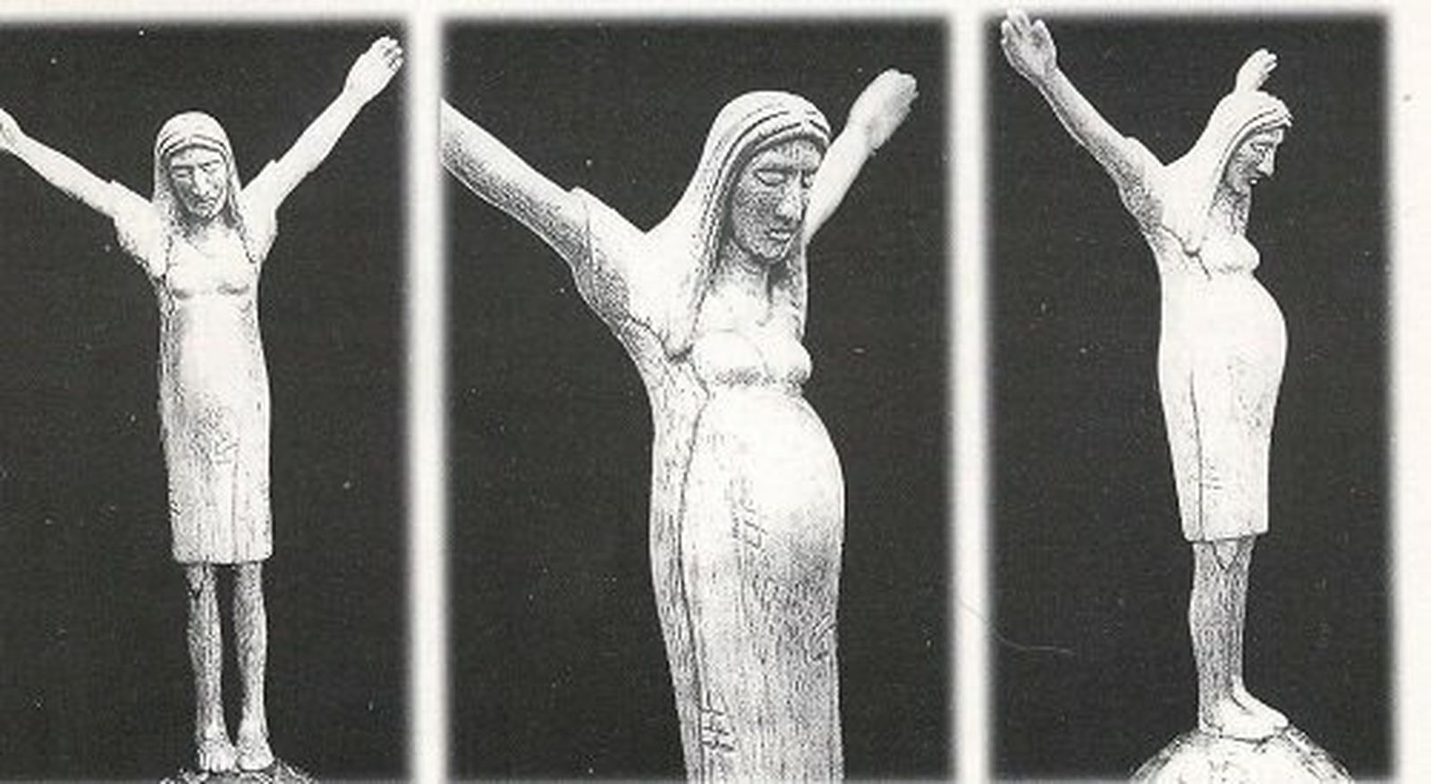 Mujer crucificada