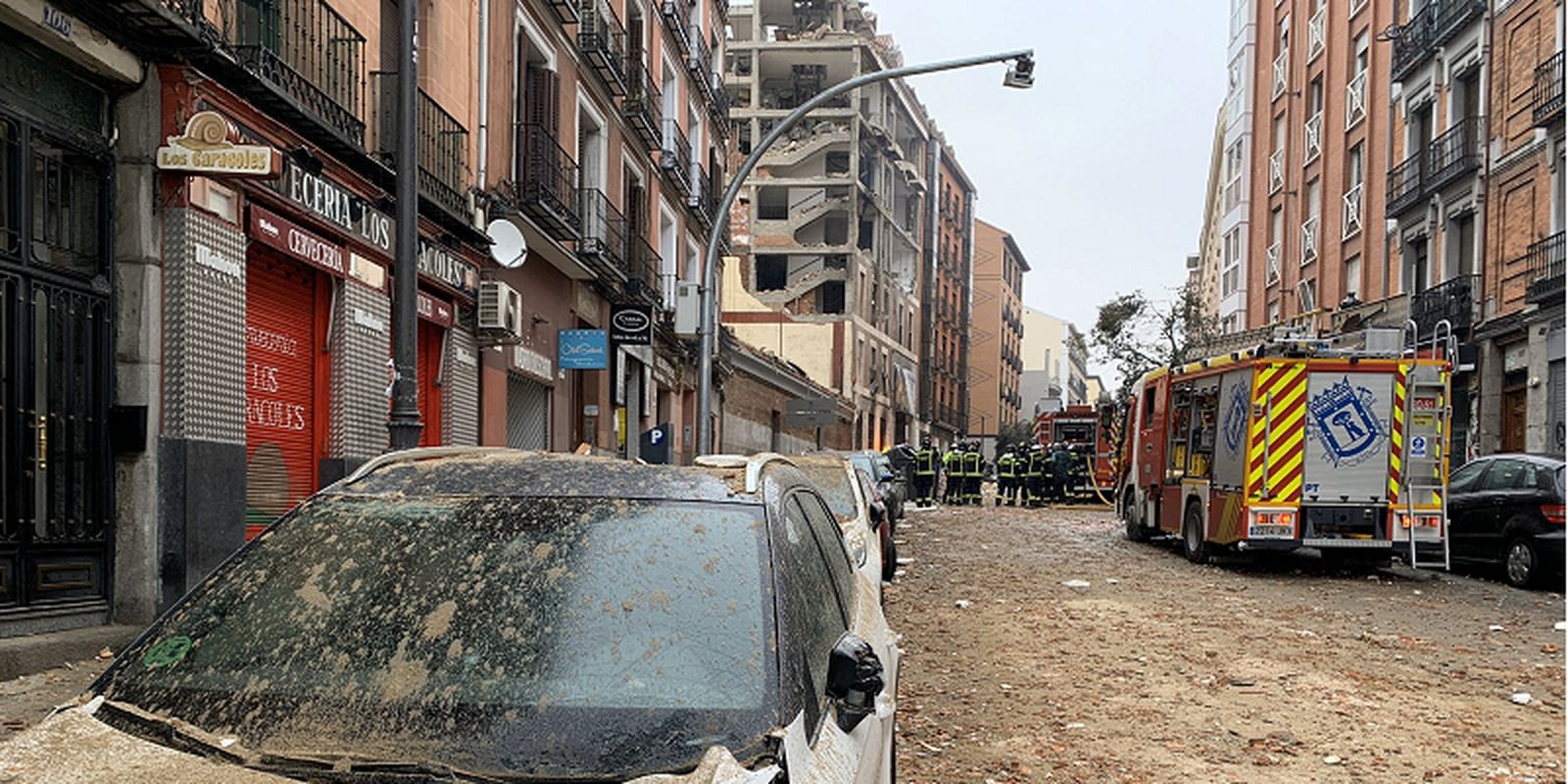 Explosión en la calle Toledo