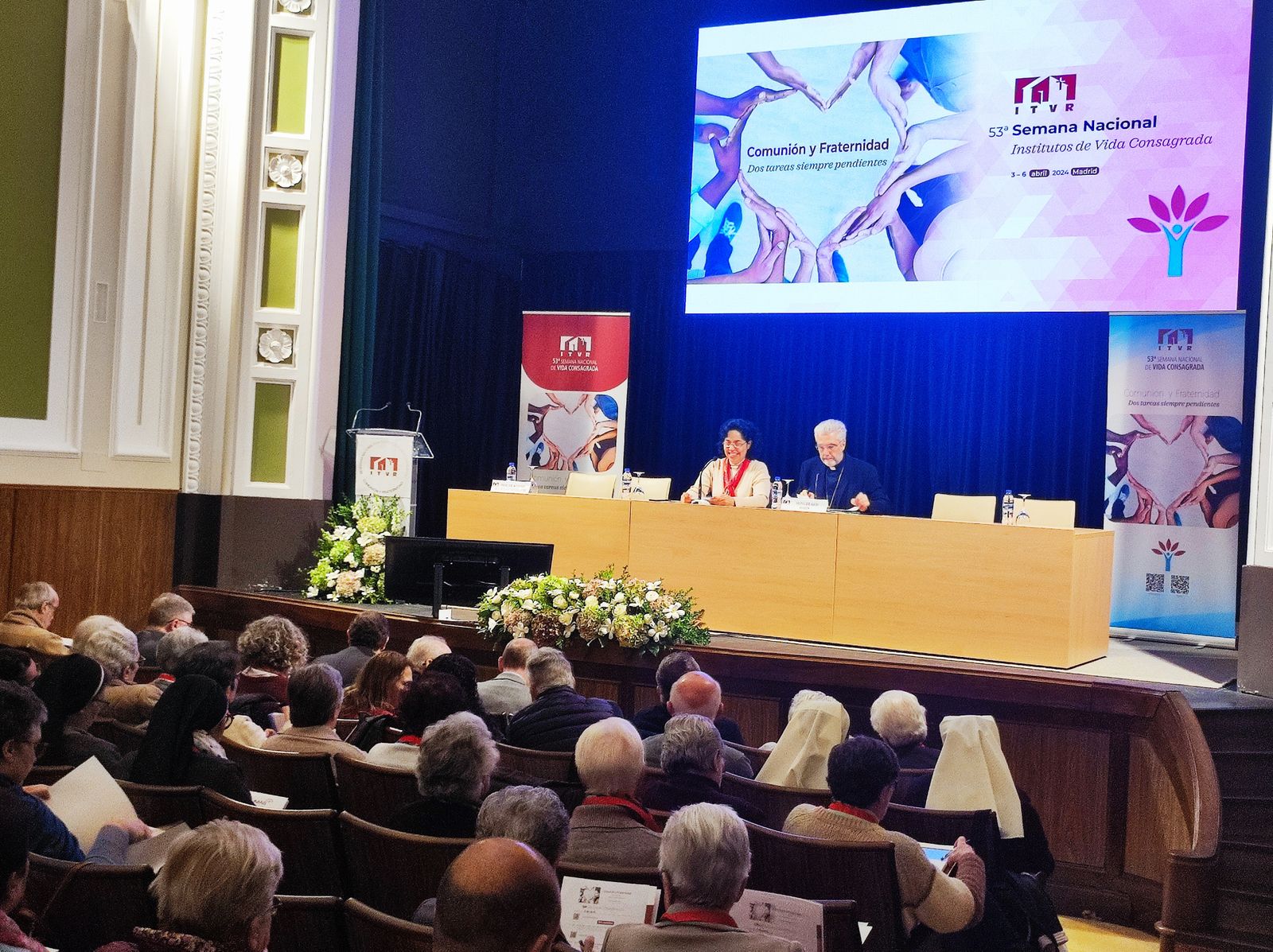 Luis Marín en la Semana Nacional de Vida Consagrada.