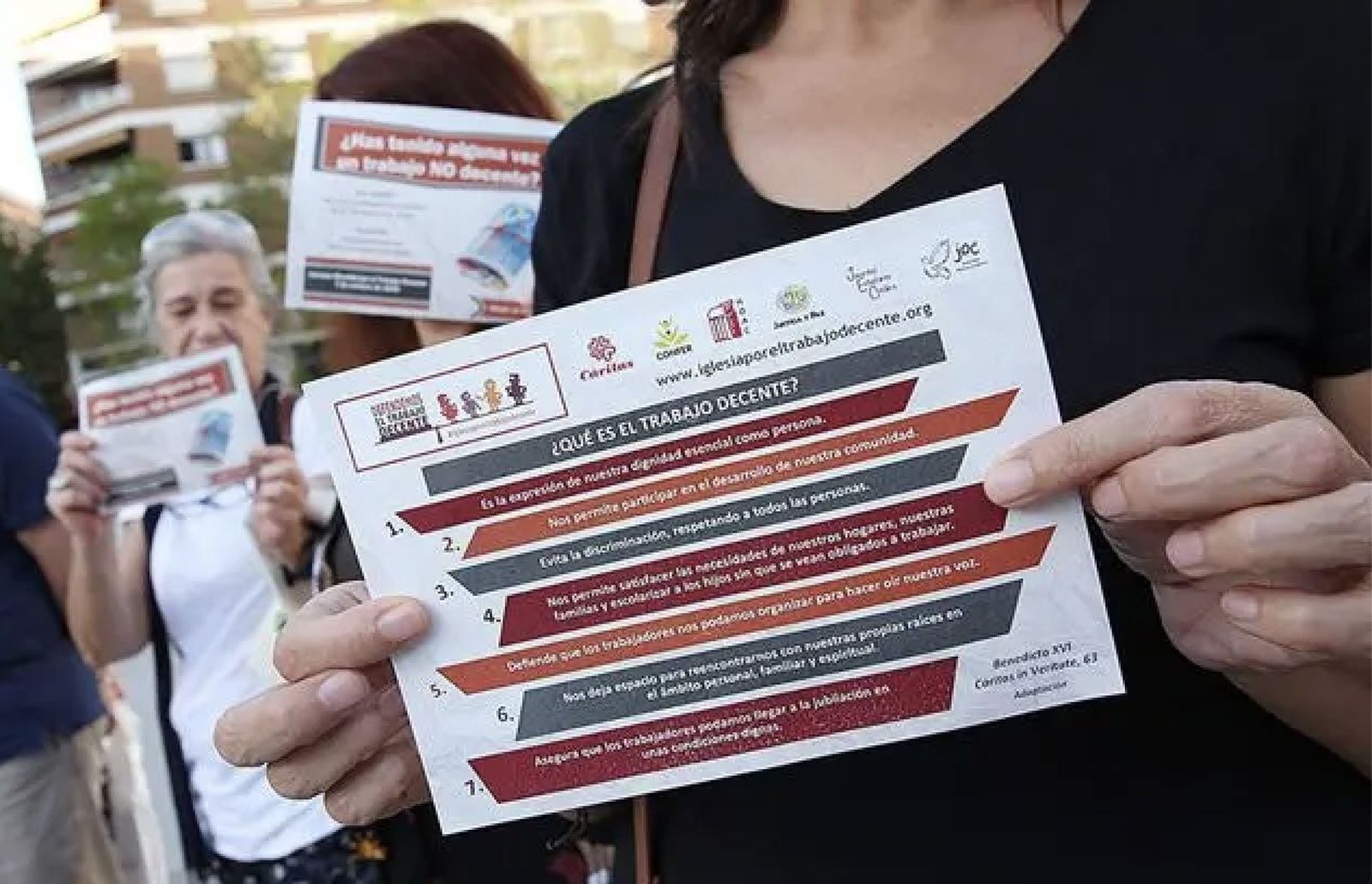 Concentración por el trabajo decente