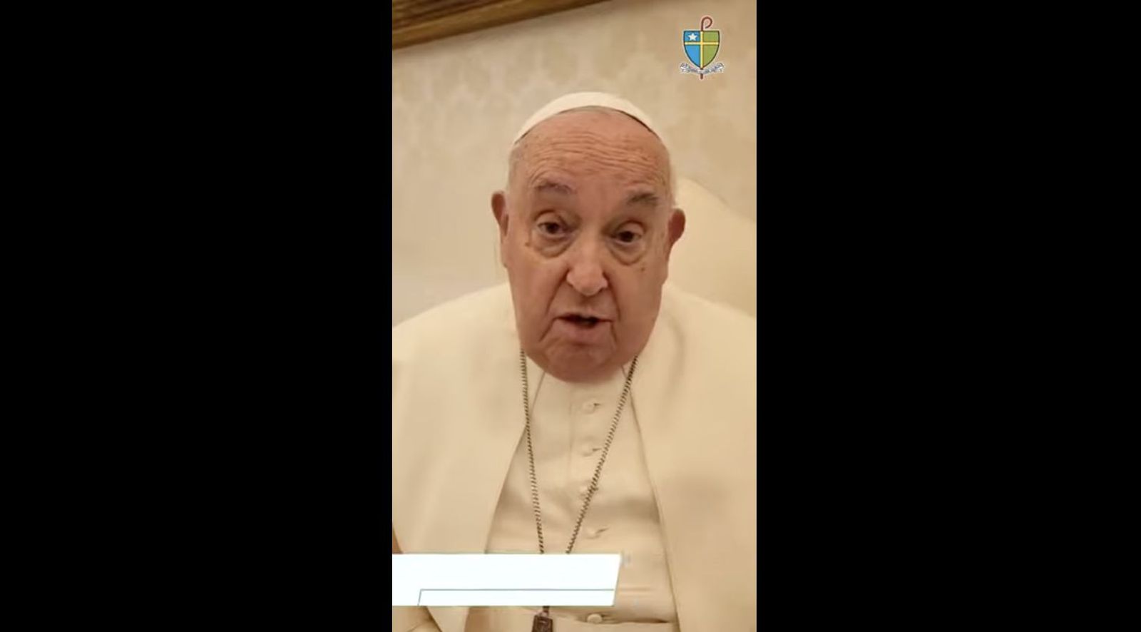 Videomensaje de Francisco a la comunidad de Quilmes