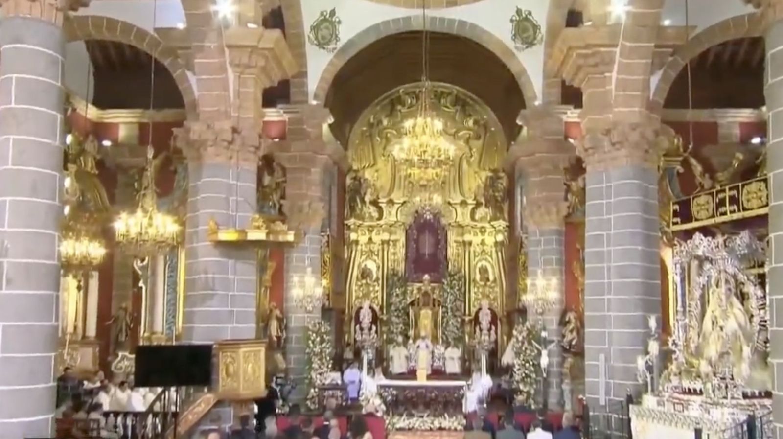 Misa de la Virgen del Pino en Canarias