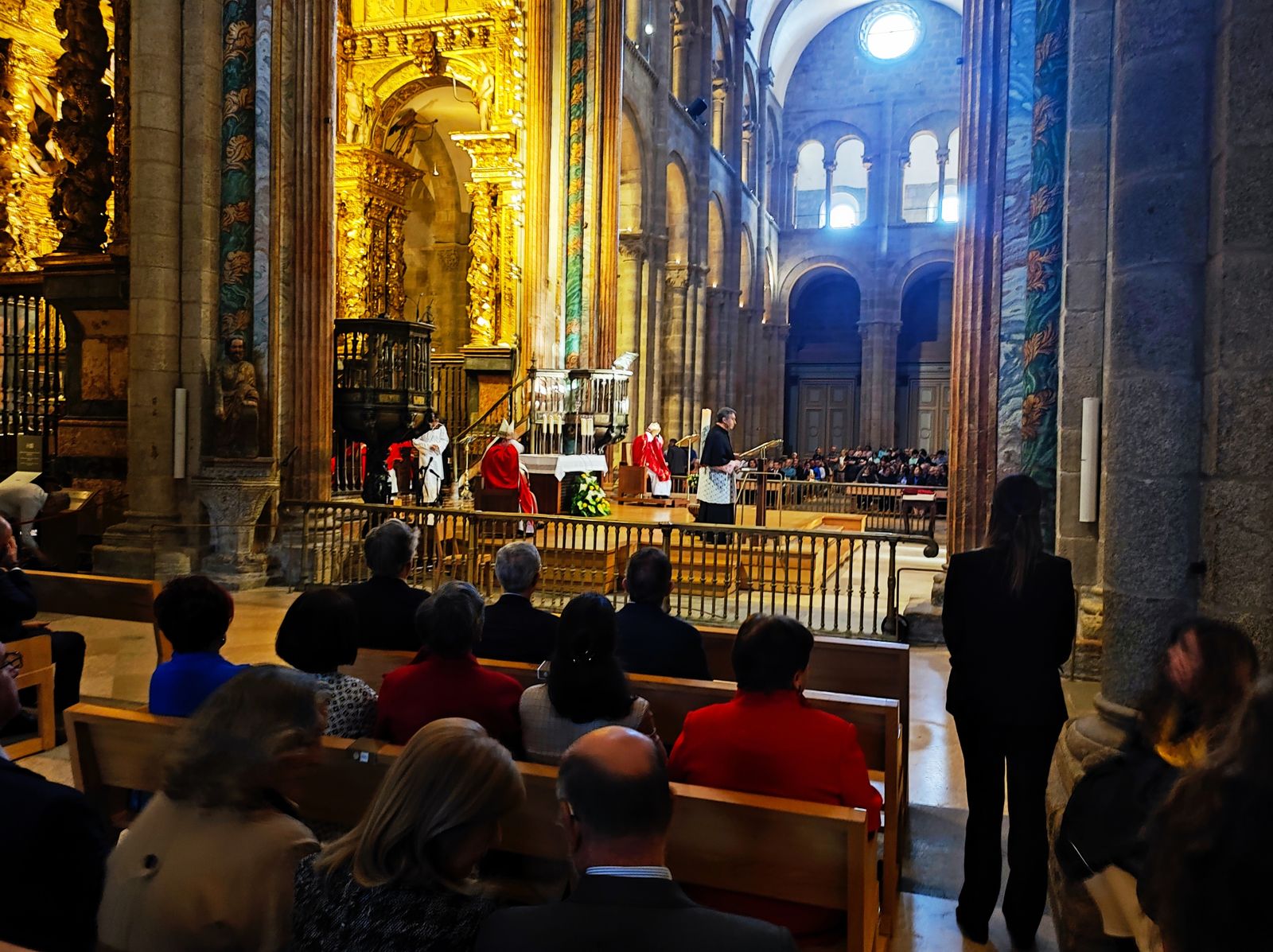 Mia del Peregrino con los empresarios católicos