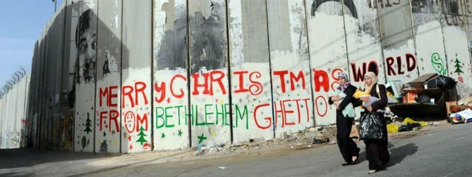 Navidad tras el muro de Palestina