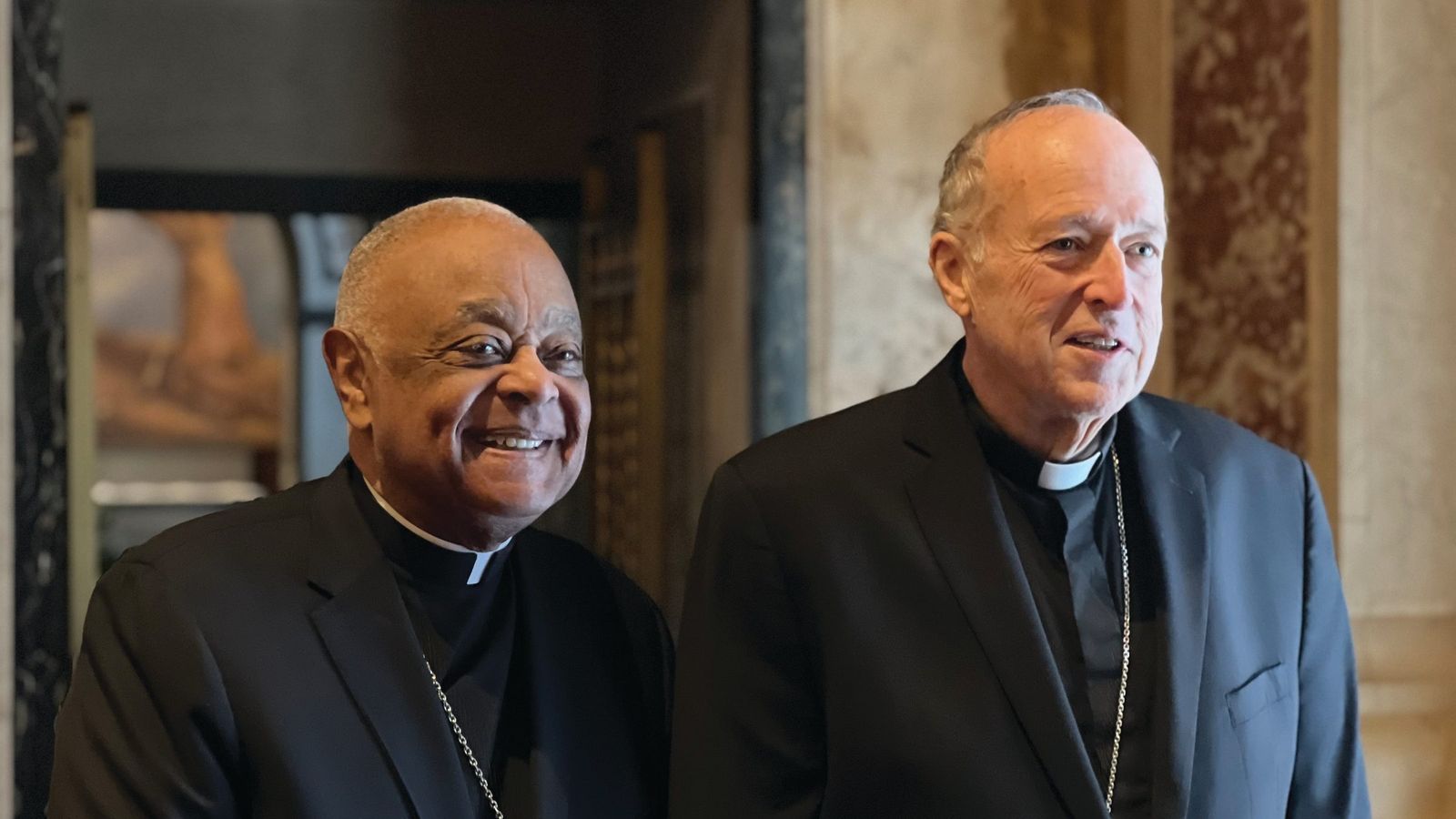 McElroy y su predecesor en Washington, Milton Gregory