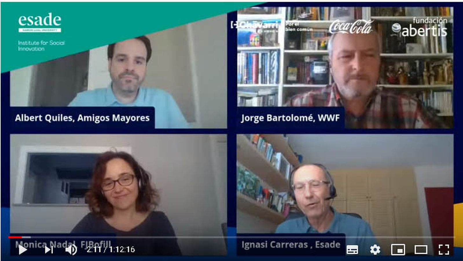 WSesión webimar organizada por la fundación Chávarri