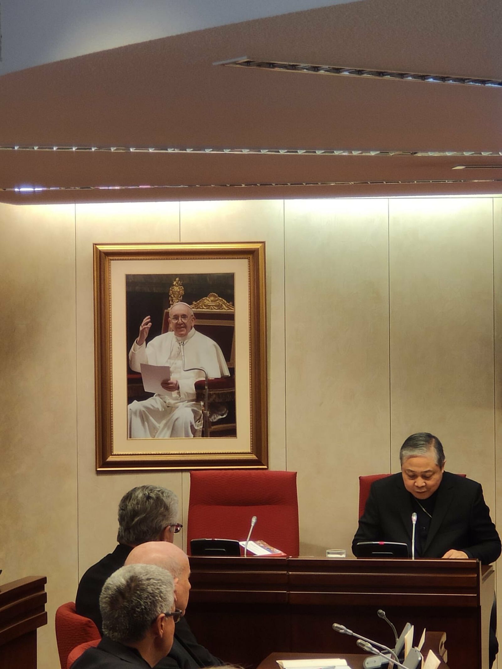 El Nuncio, durante su intervención