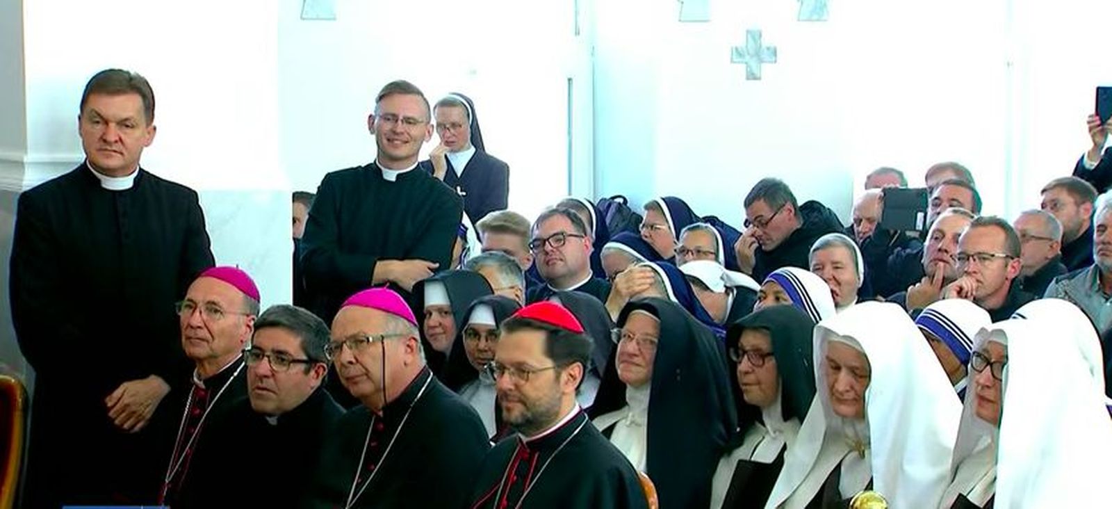 Clero y vida religiosa escuchan al Papa