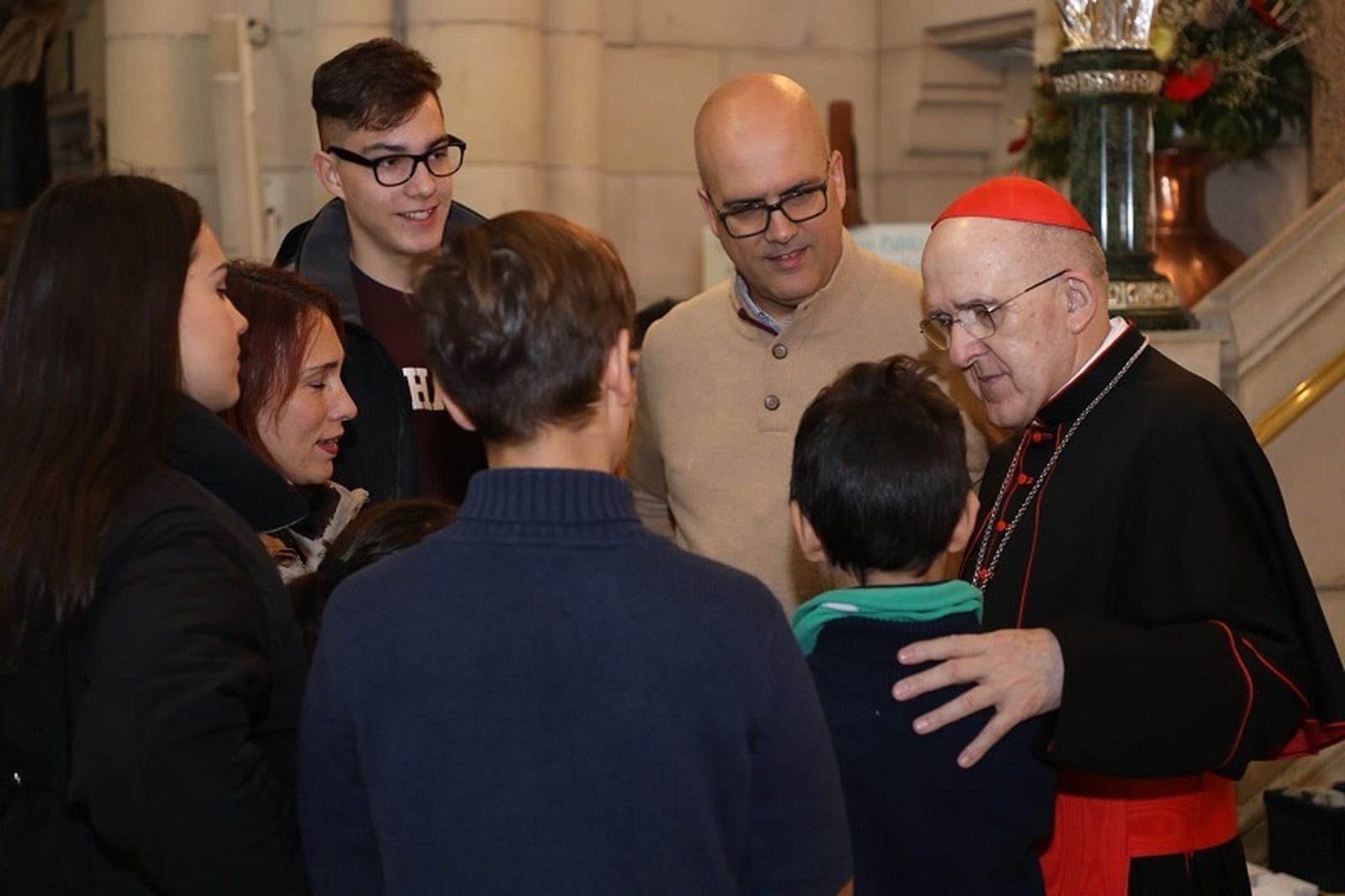 El cardenal Osoro en la Jornada de la Sagrada Familia, el pasado domingo