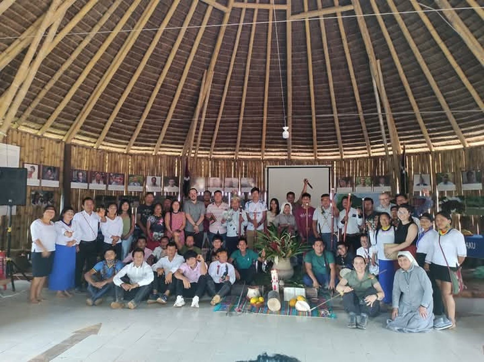 Inauguración del PUAM en Sarayaku