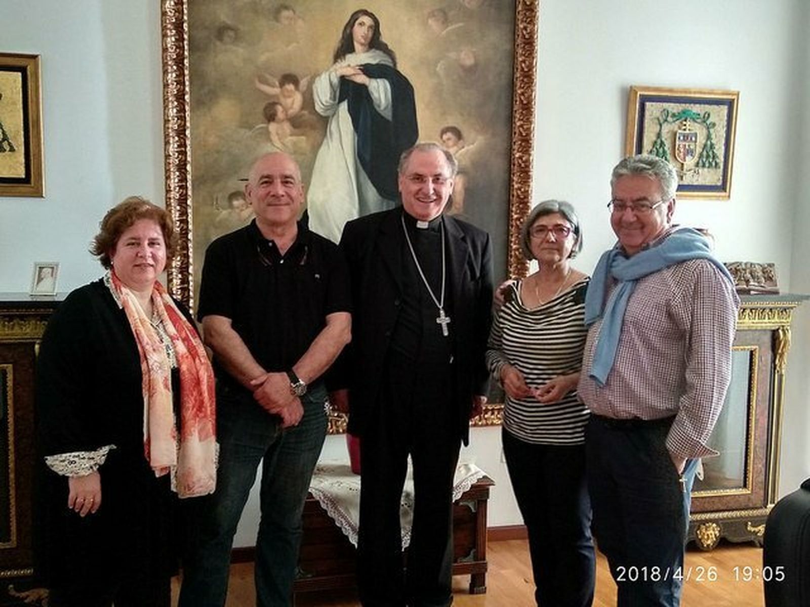 Celso Morga, con la asociación "Por ellos"