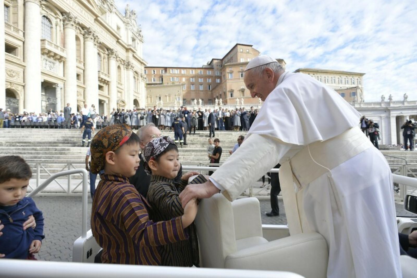 El Papa en San Pedro en la catequesis de este miércoles