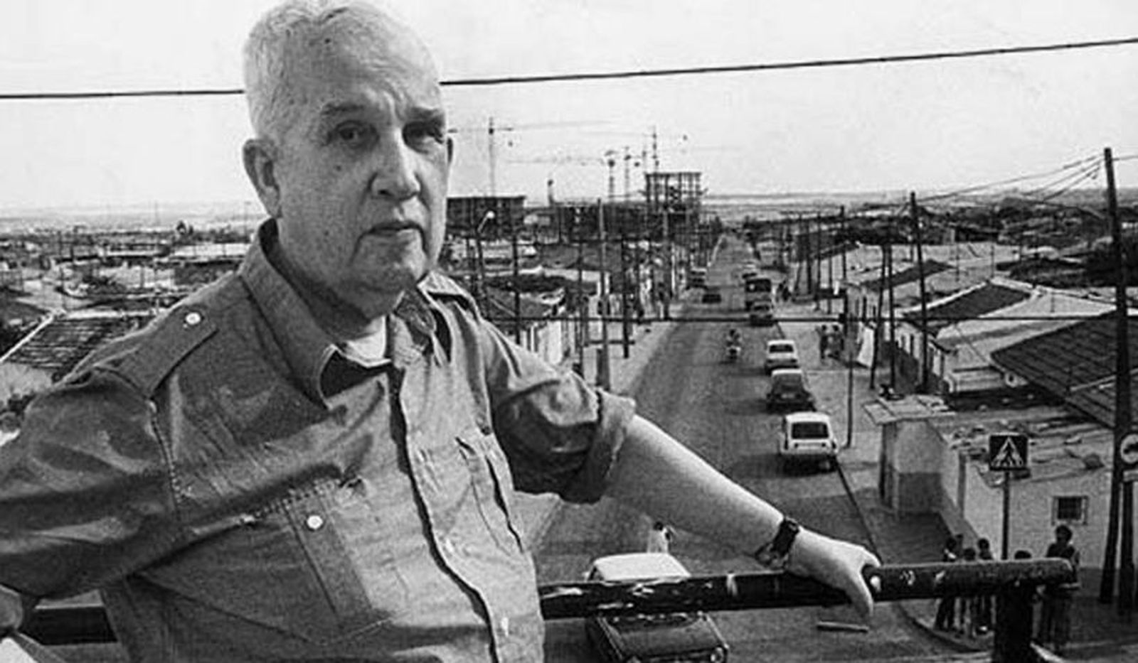 El padre Llanos en El Pozo, Vallecas, años 60