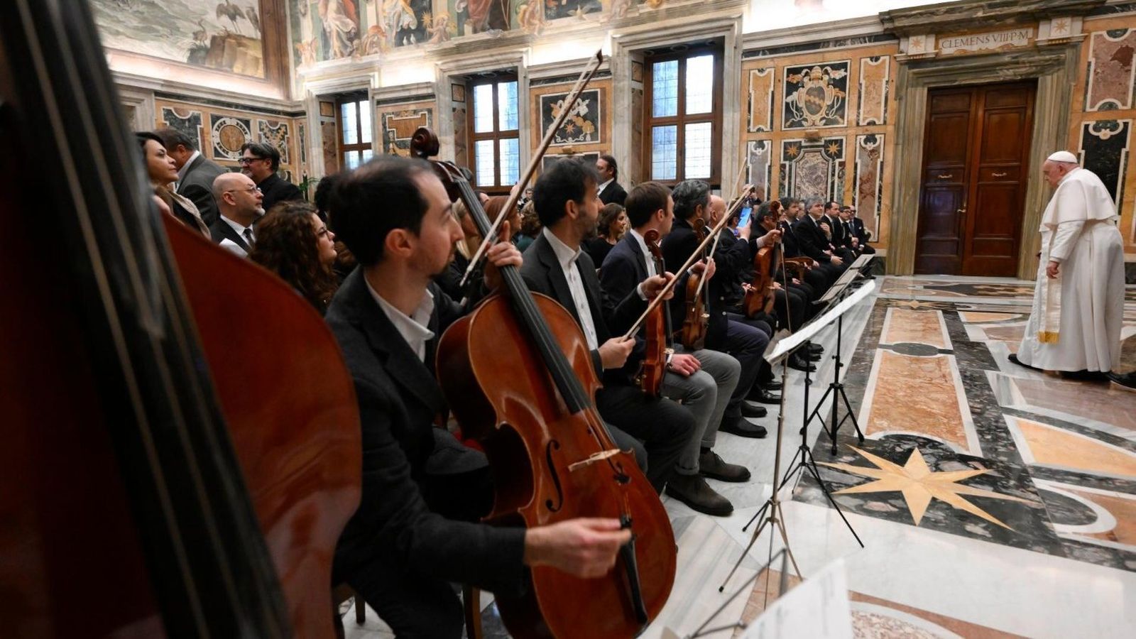 El Papa, con la Fundación Arena de Verona