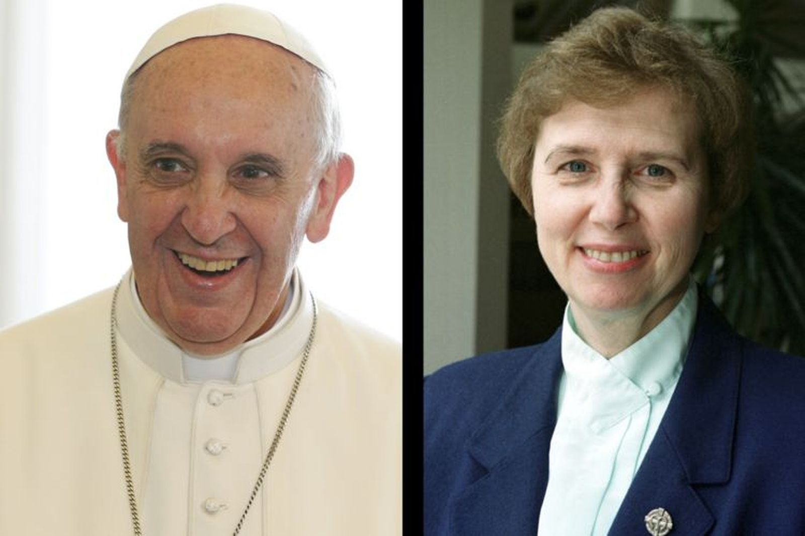 El Papa Francisco y la monja Jeannine Gramick.