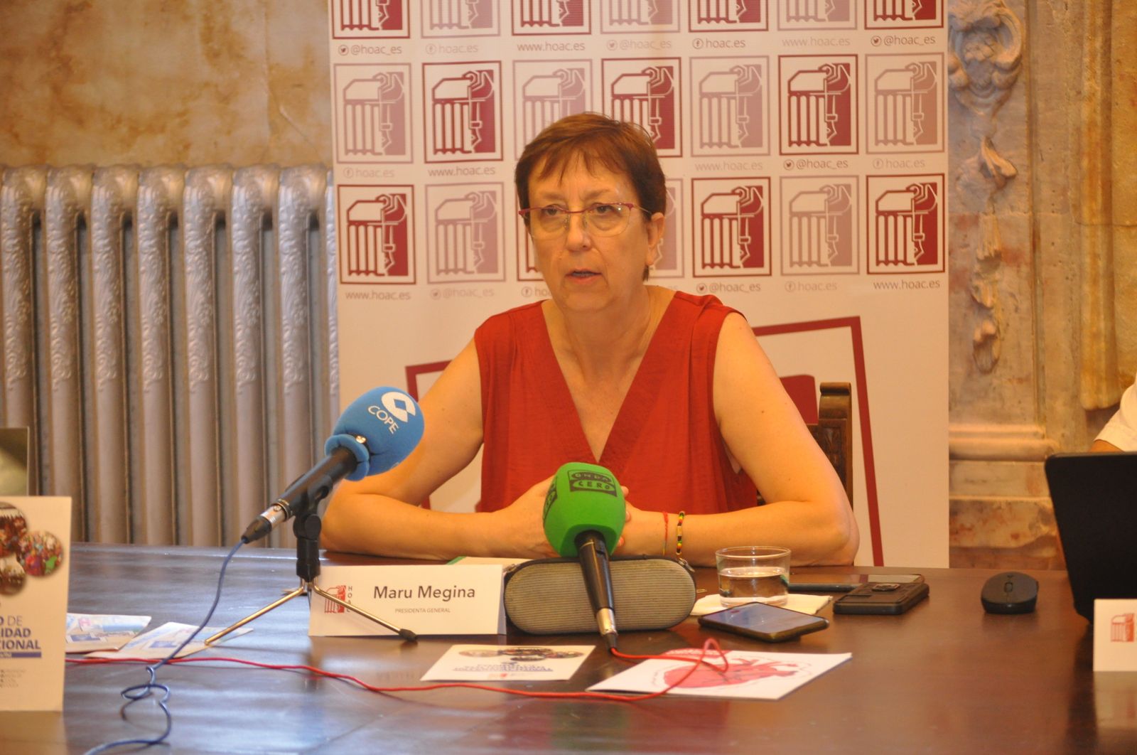 Maru Megina, presidenta de la HOAC