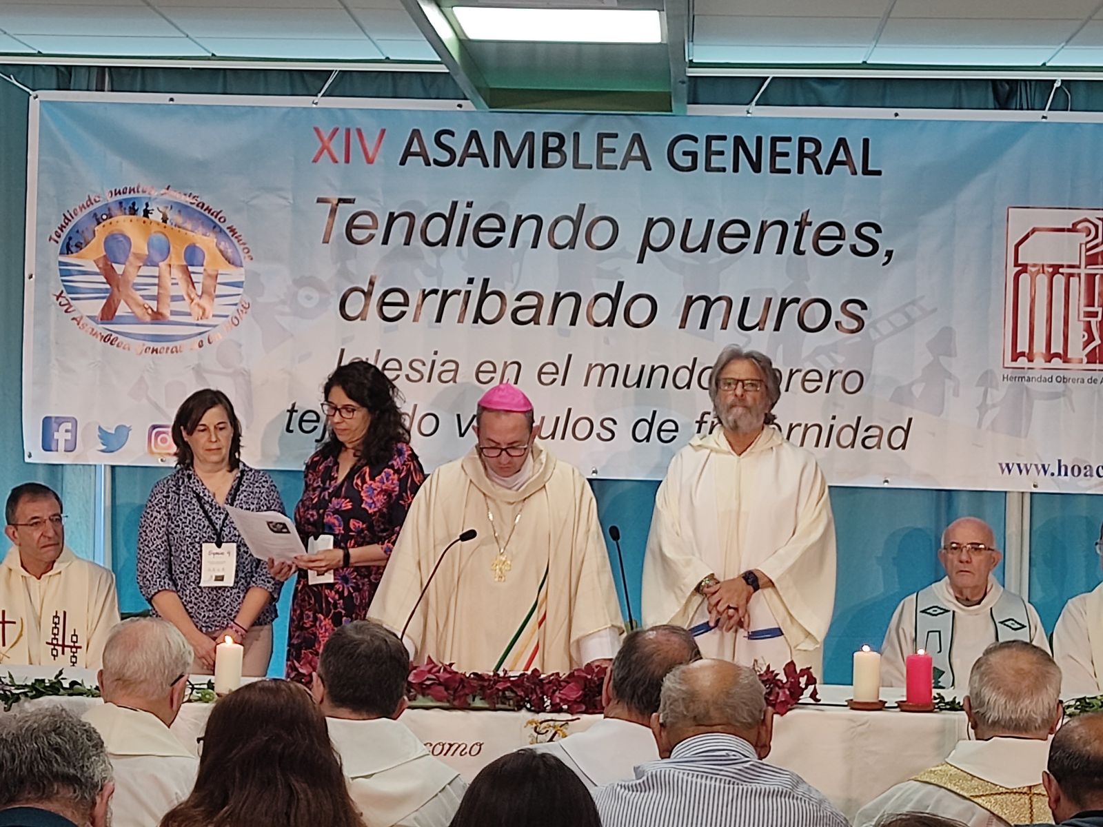 Misa de ayer en la asamblea de HOAC